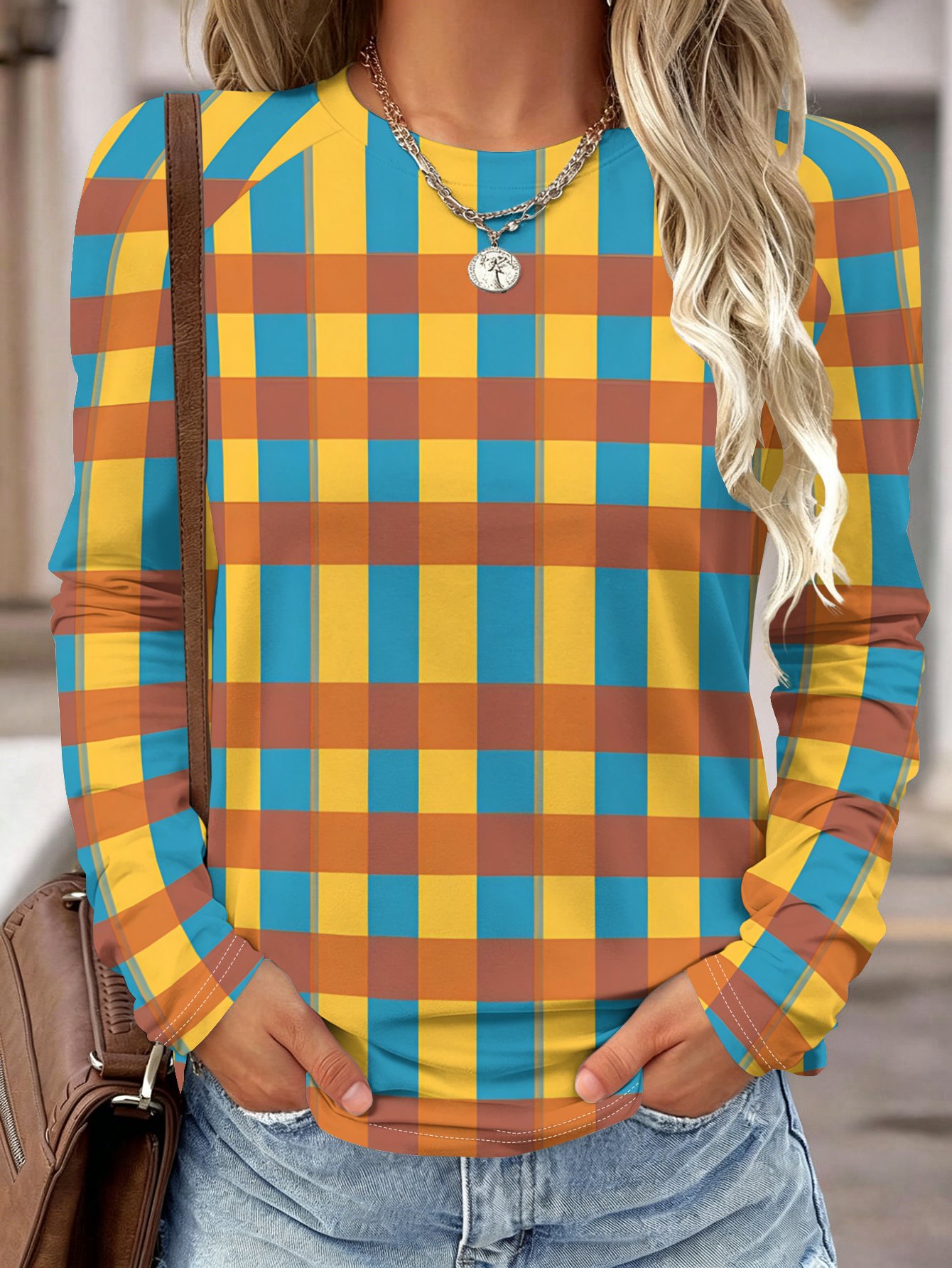 Kemeja Lengan Panjang Wanita,  - Blouses ulasan dan harga