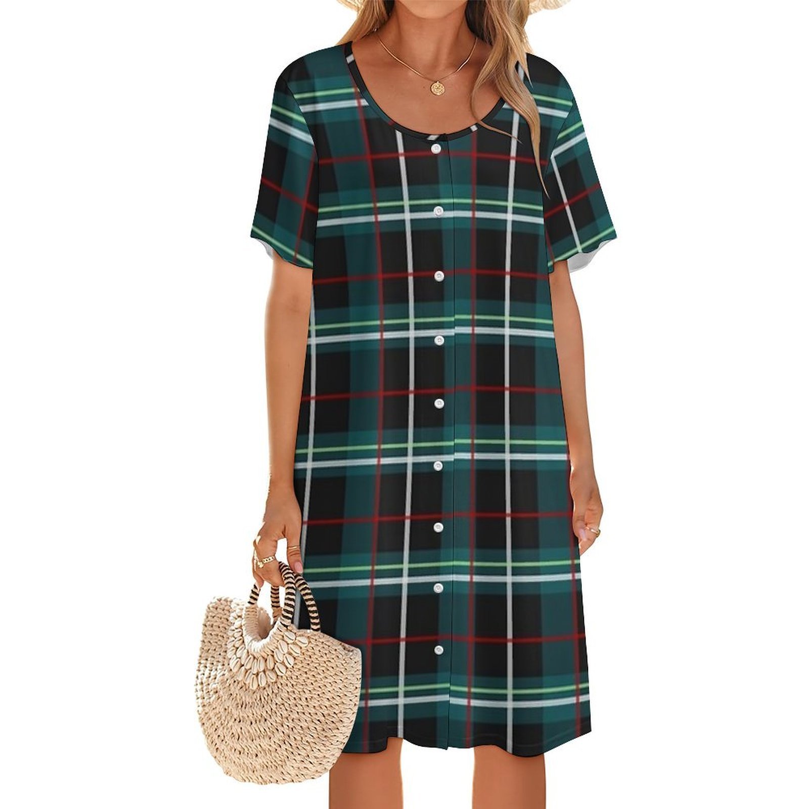Pola gaun Frankie Stein Edisi  - Korean Style A Line Shirt Dress ulasan dan harga