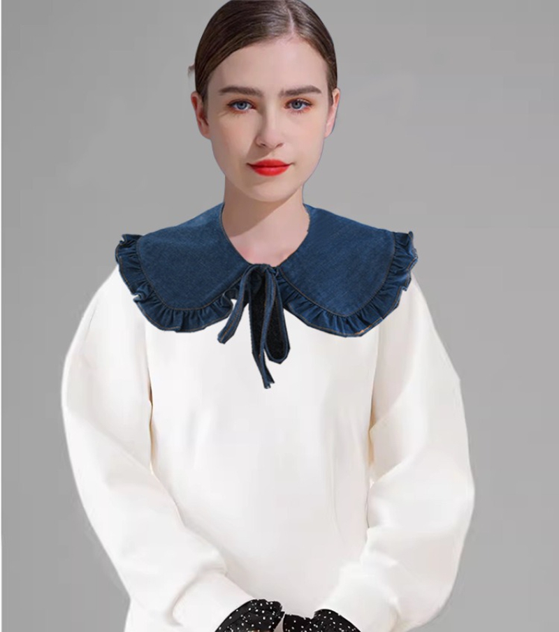 Blus Rajut Wanita dengan Kerah - Blouses ulasan dan harga