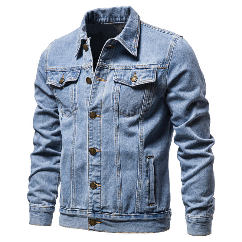 Jaket Denim Pria Model Retro A - Jeans ulasan dan harga